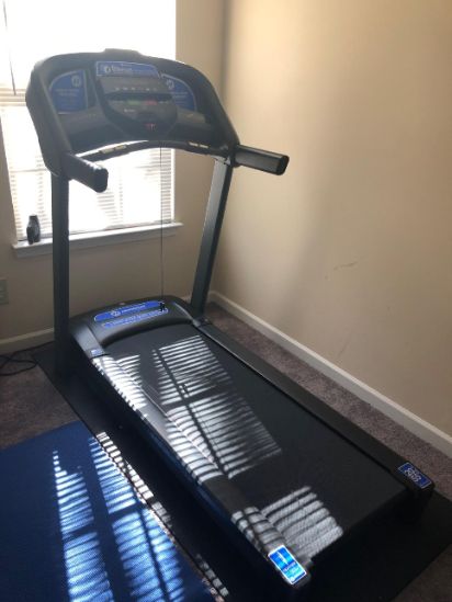 Horizon treadmill in my home gym